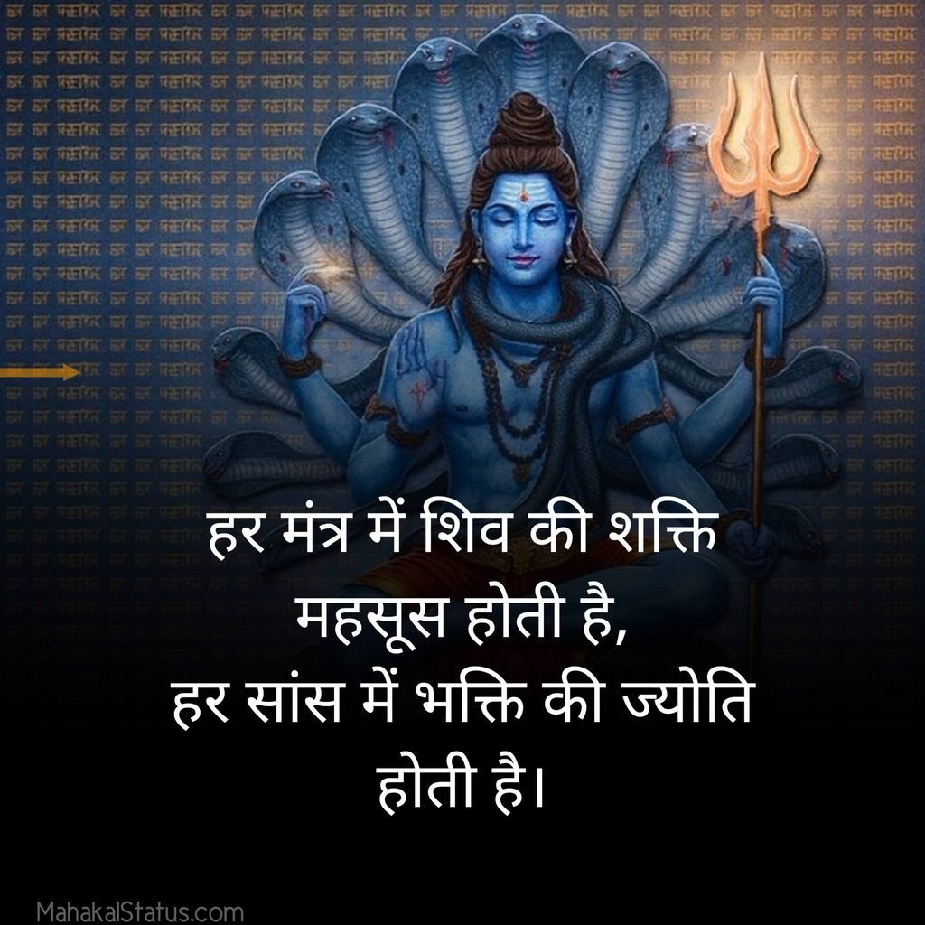 2 Line Shiva Quotes in Hindi